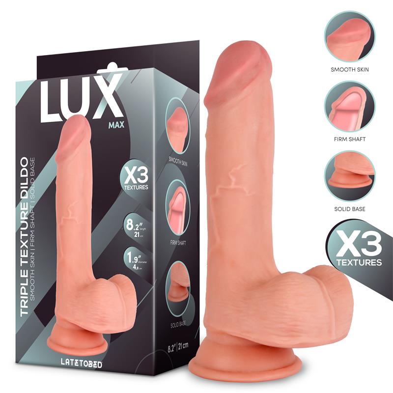 Max Triple Density Dildo with Balls 82