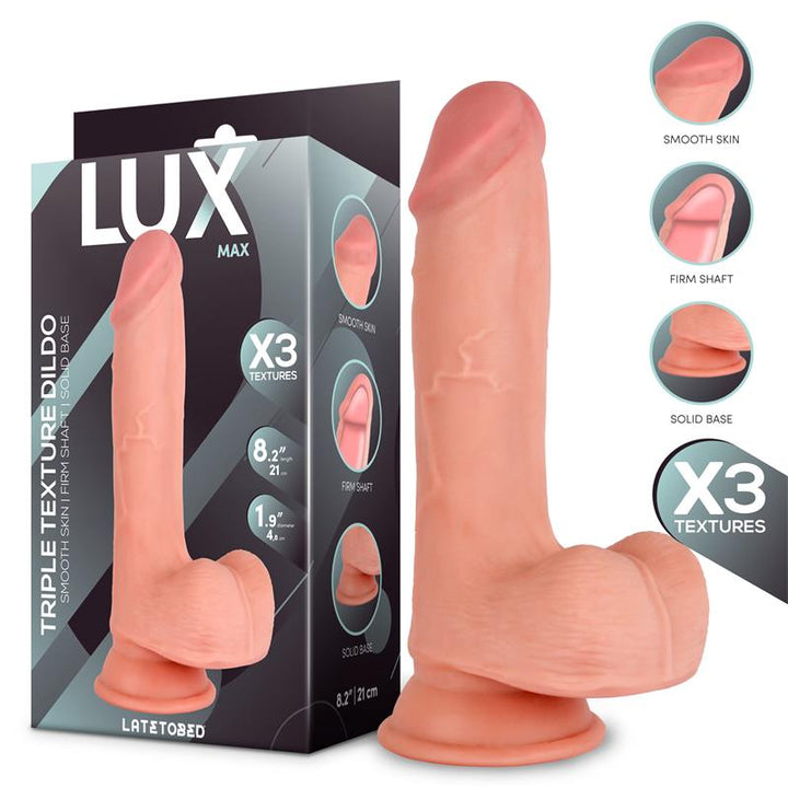 Max Triple Density Dildo with Balls 82