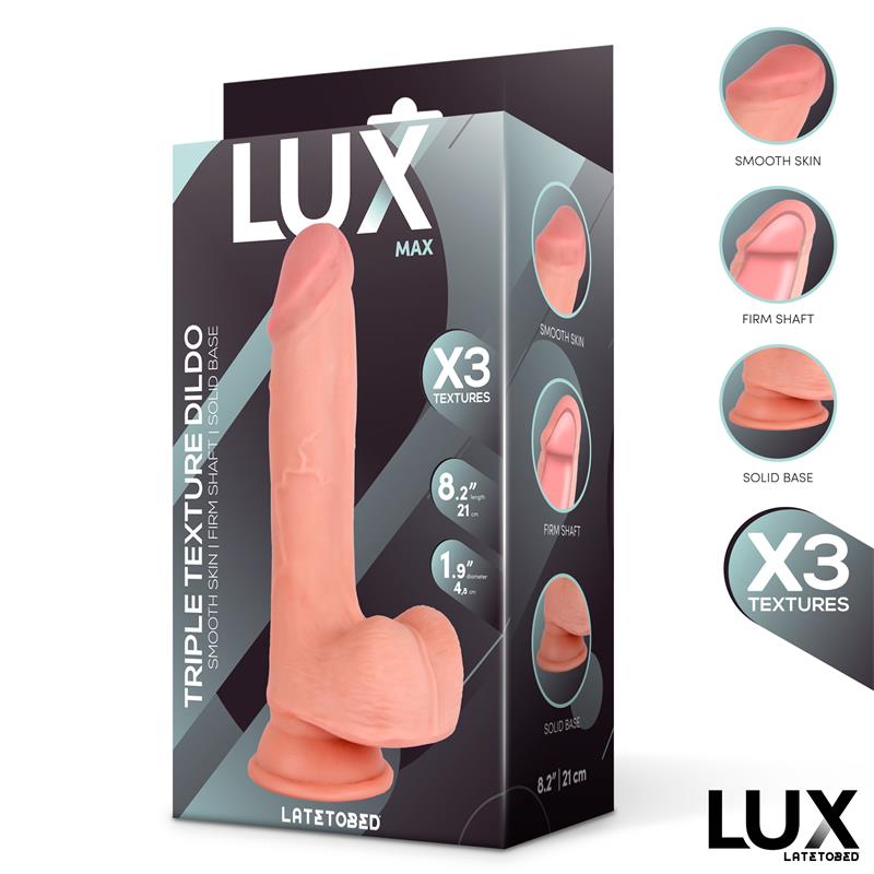 Max Triple Density Dildo with Balls 82