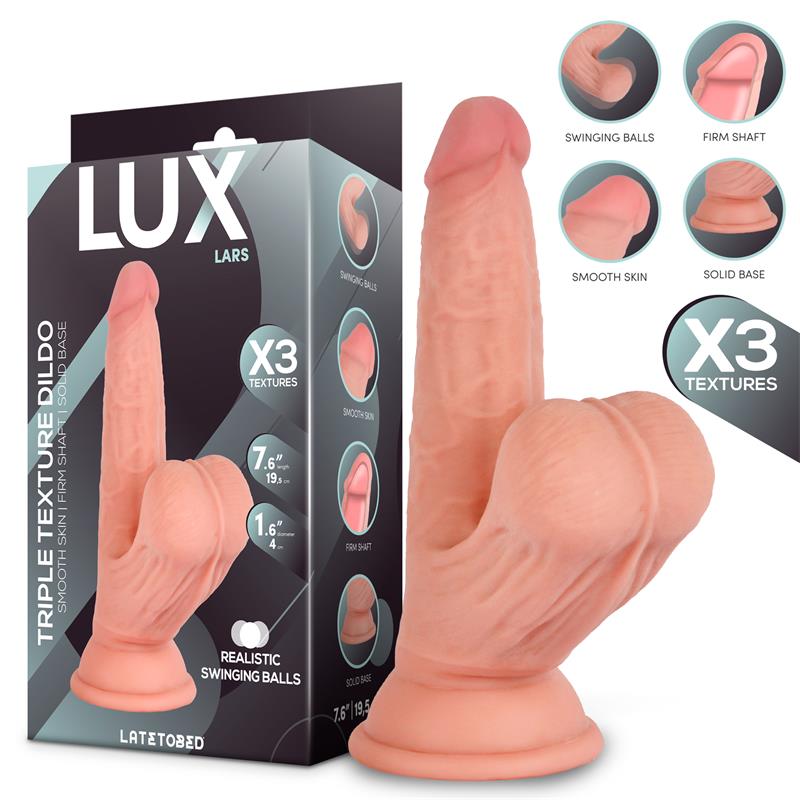 Lars Triple Density Dildo with Swinging Balls 76
