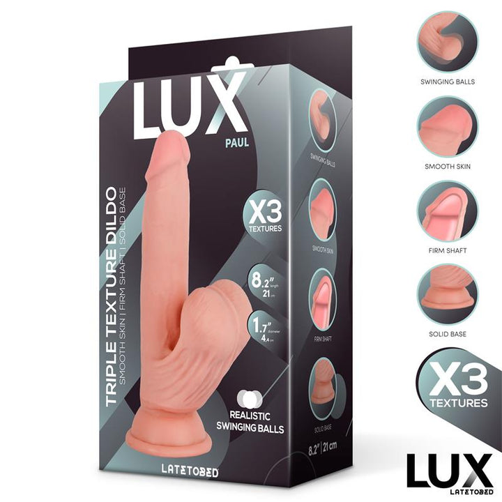 Paul Triple Density Dildo with Swinging Balls 82