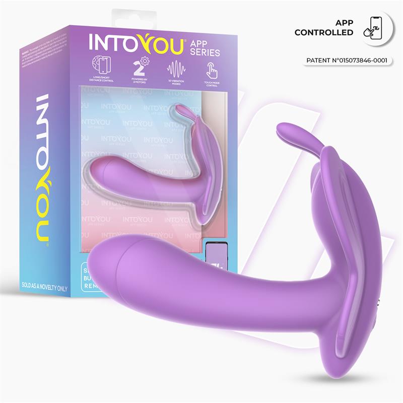 Wingy Butterfly Vibrator with App Lavender