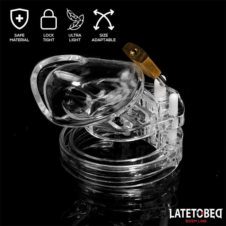 Chastity Penis Cage Short Clear