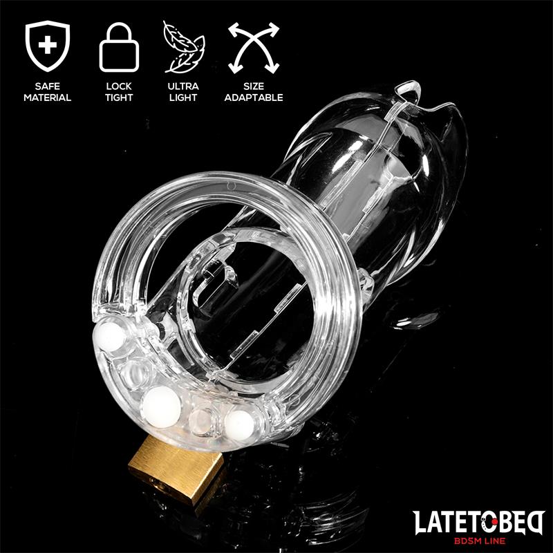 Chastity Penis Cage Long Clear