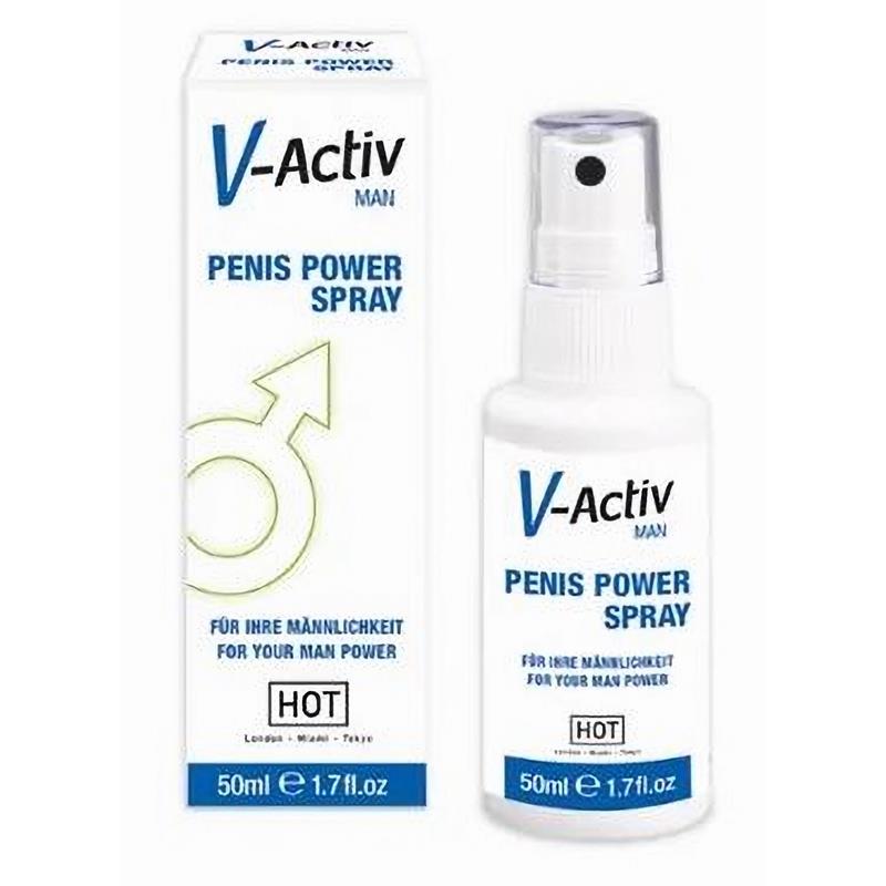 Hot V Activ Penis Power Spray for Men 50 ml
