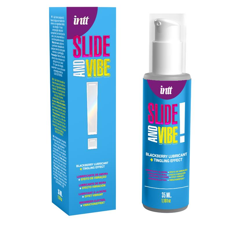 Kissable Water Based Lubricant with Vibration Effect 35ml