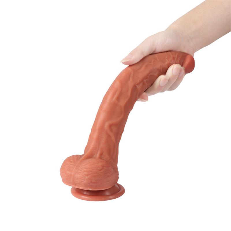Len Dildo Double layered silicone 1043