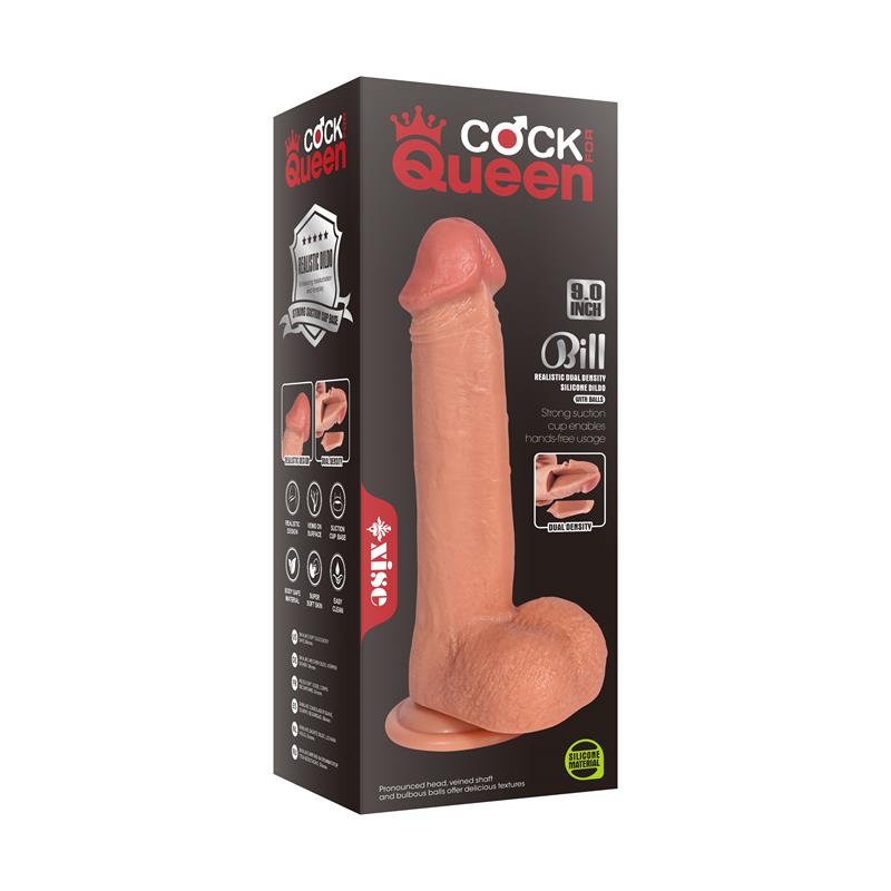 Bill Dildo Dual Layer Silicone 866