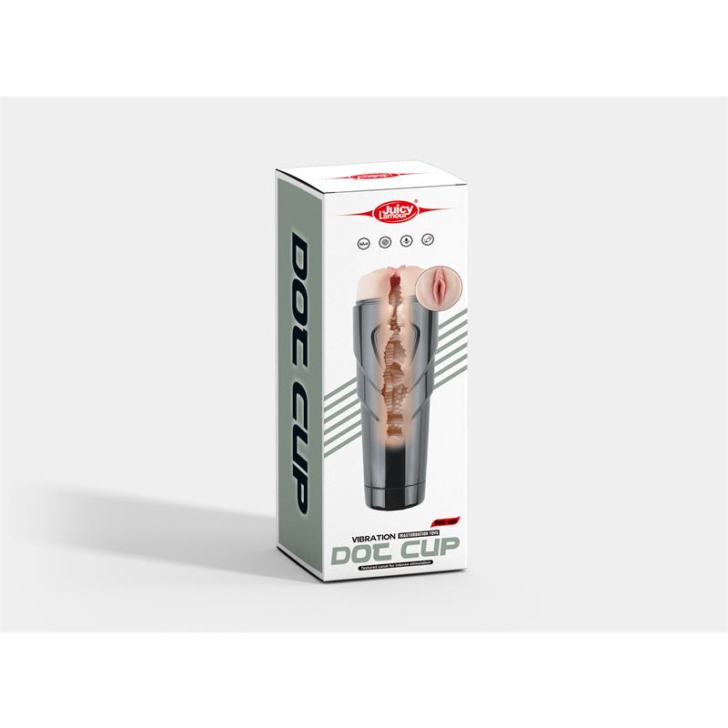 Dot Vagina Masturbator with Vibration