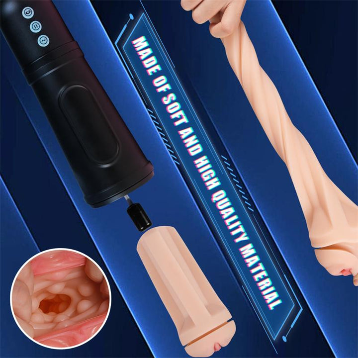 Locker Masturbator with Vibrating and Sucking Efect