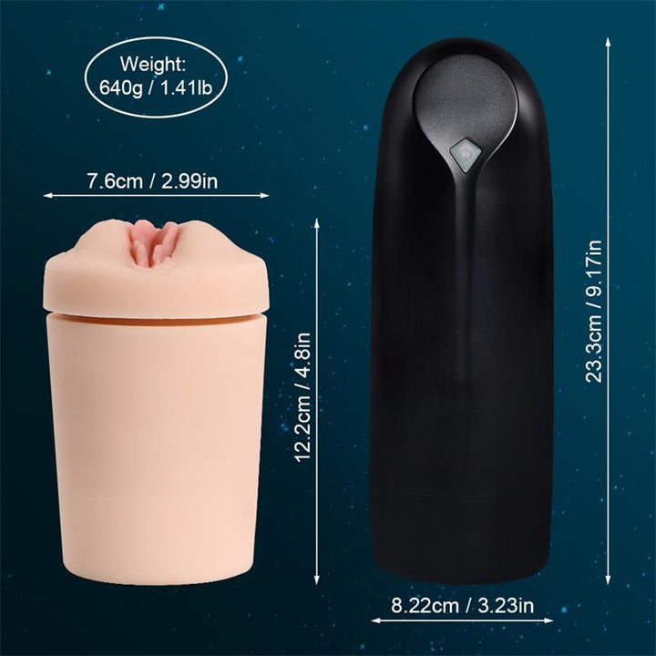 Zona Masturbator with Sucking Efect and Vibration