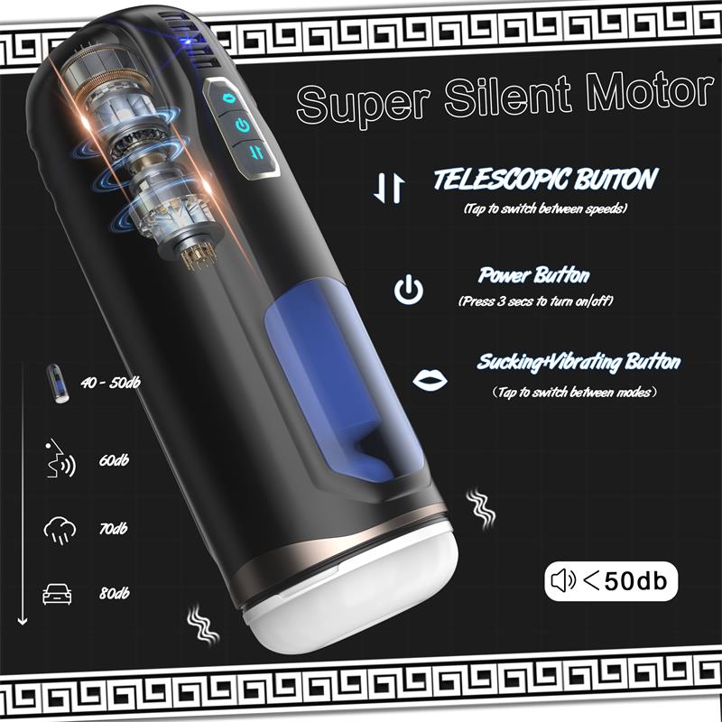 Cosima Masturbator with Thrusting Vibration and suction efect