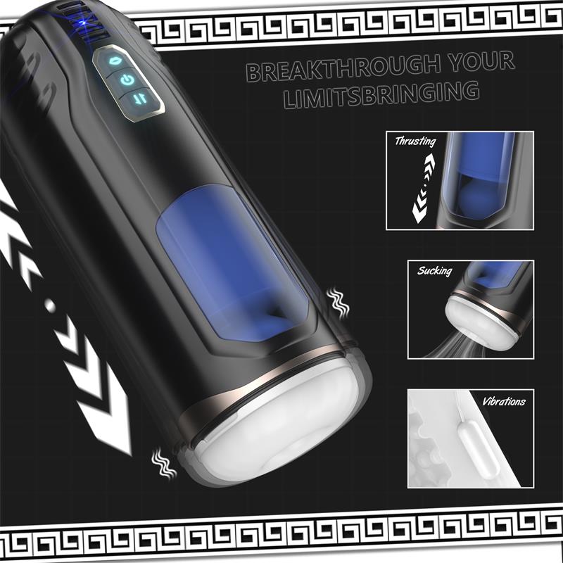Cosima Masturbator with Thrusting Vibration and suction efect