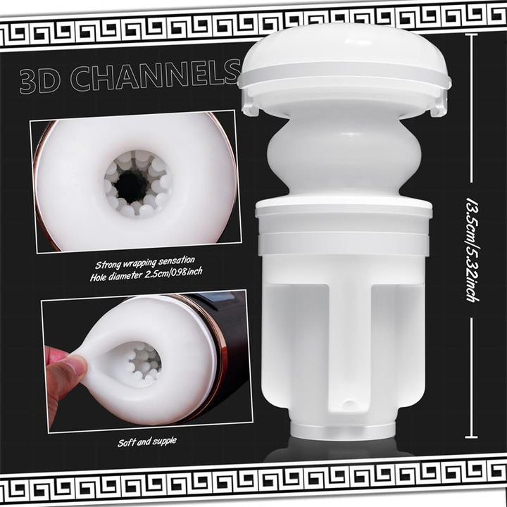 Cosima Masturbator with Thrusting Vibration and suction efect