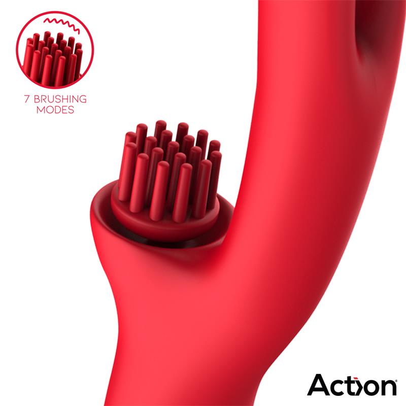 Bilma Vibe with Brushing Clit Stimulator and Alternating Function