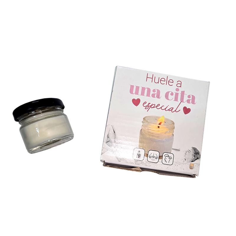 vainilla scented massage candle