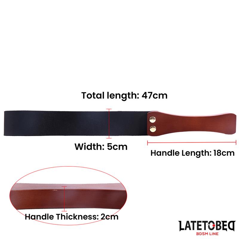 Wooden handle paddle 47 cm