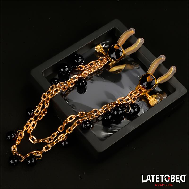 Nipple Clamps with Chain and Bells