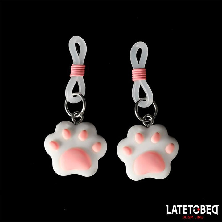 Nipple clamps with Kitty Paw