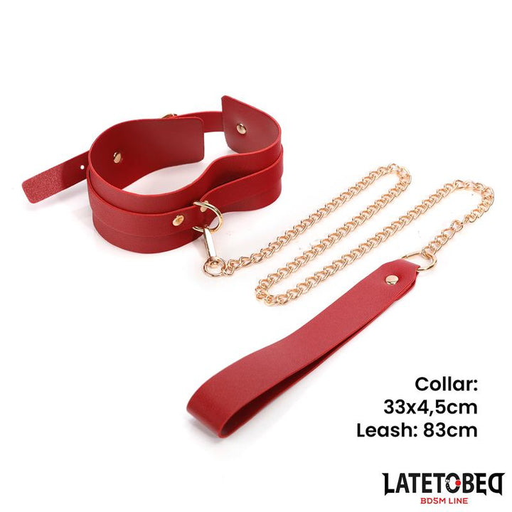 7 pcs Bondage Set with Carry bag Red