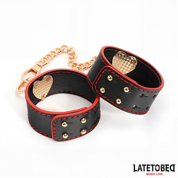 Wrist Cuff with Golden Chain