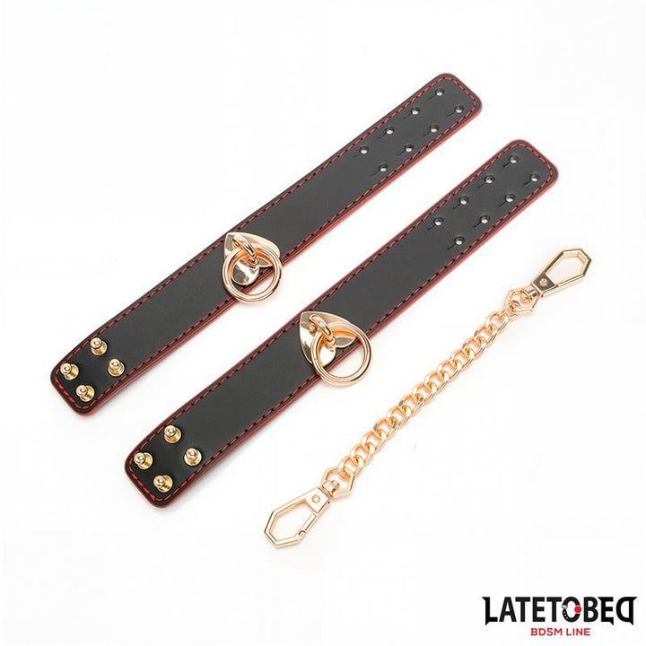 Wrist Cuff with Golden Chain