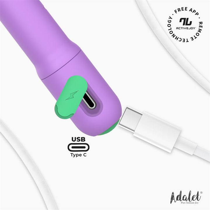 Gently G Point Vibrator with APP Lavender