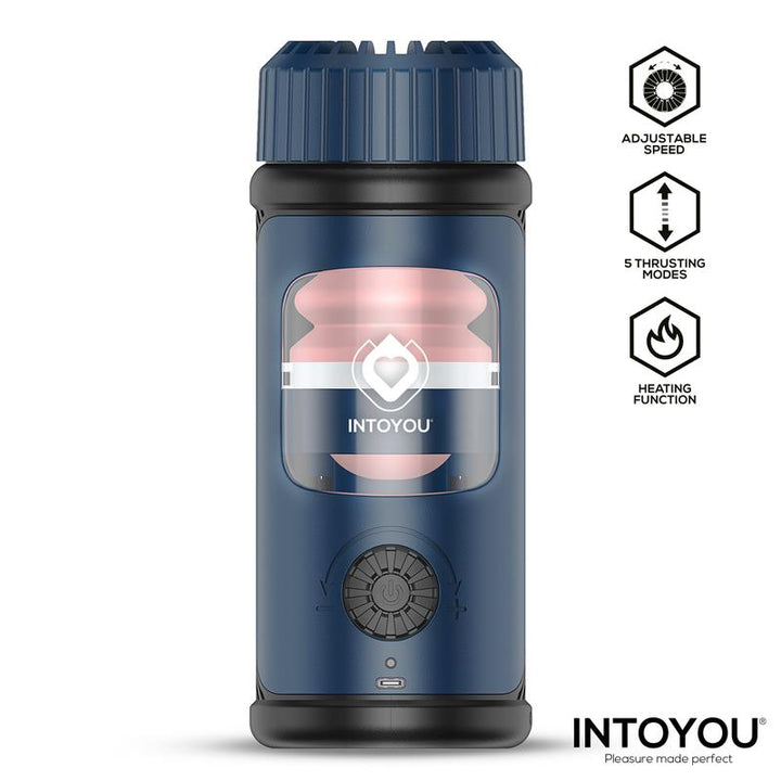 Tenkro Masturbator wit Thrusting and Heat USB C