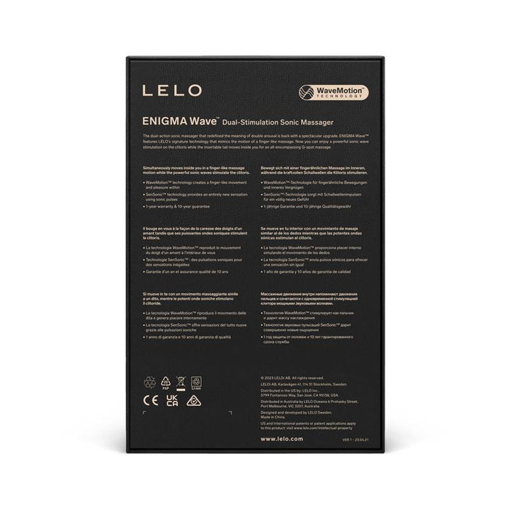 Enigma Wave Clitoris Sucker Black