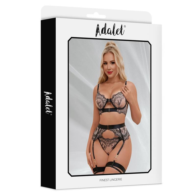 Ximena 4 Pcs Set with Garter Belt