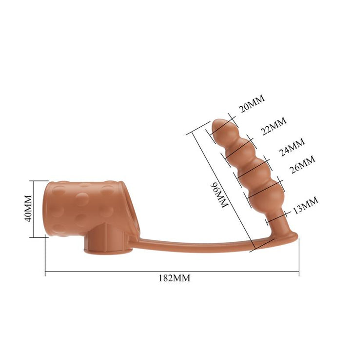 Anal Plug with Penis Sleeve