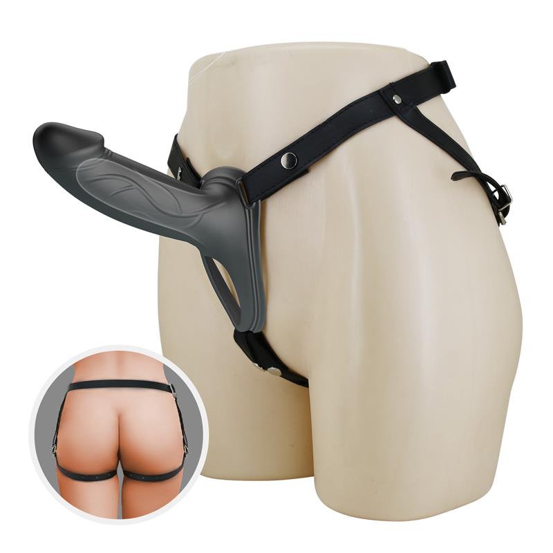 London Universal Strap On Harness with Hollow Dildo 66