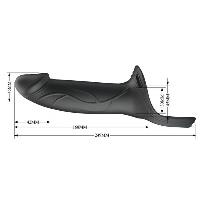 London Universal Strap On Harness with Hollow Dildo 66