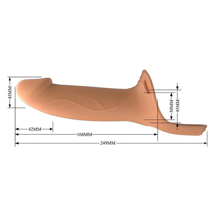 London Universal StrapOn Harness with Hollow Dildo 66