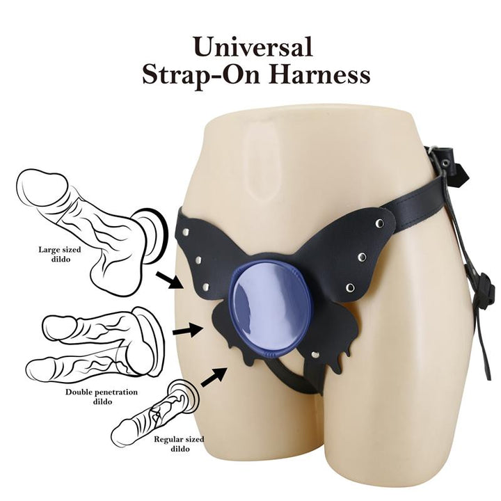 Wells Universal Strap On Harness with Dildo