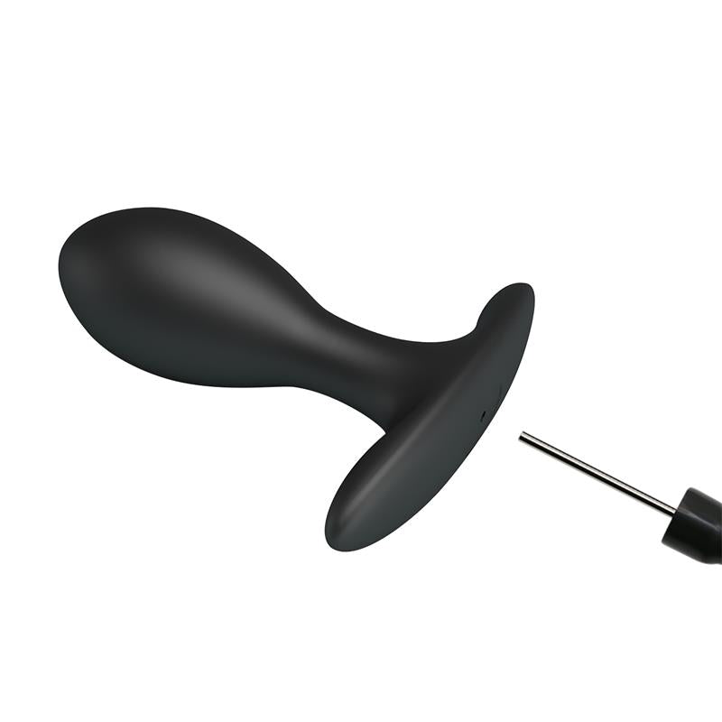 Inflatable Anal Plug with Internal Ball Weight