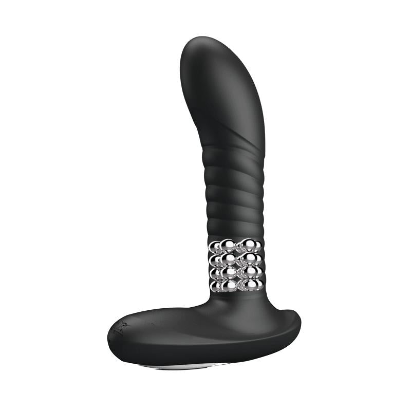 Prostate Massager with Vibration and Rotating Balls