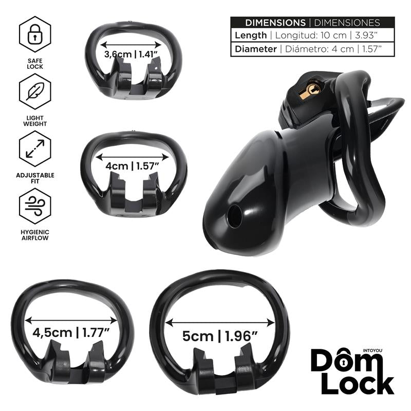 Closure Chastity Cage with Internal Lock