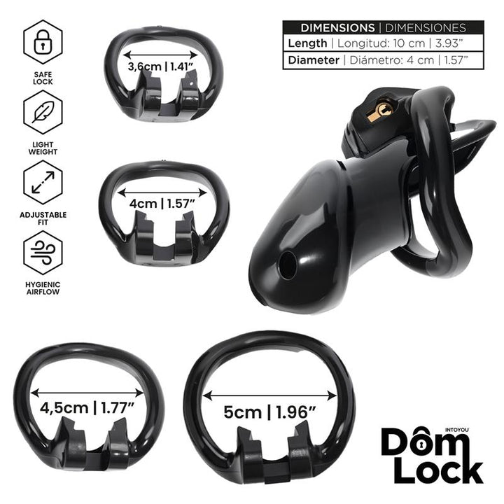 Closure Chastity Cage with Internal Lock