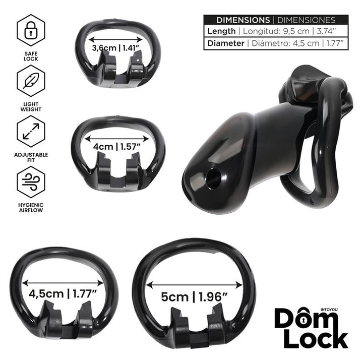 Guard Chastity Cage with Internal Lock Size M