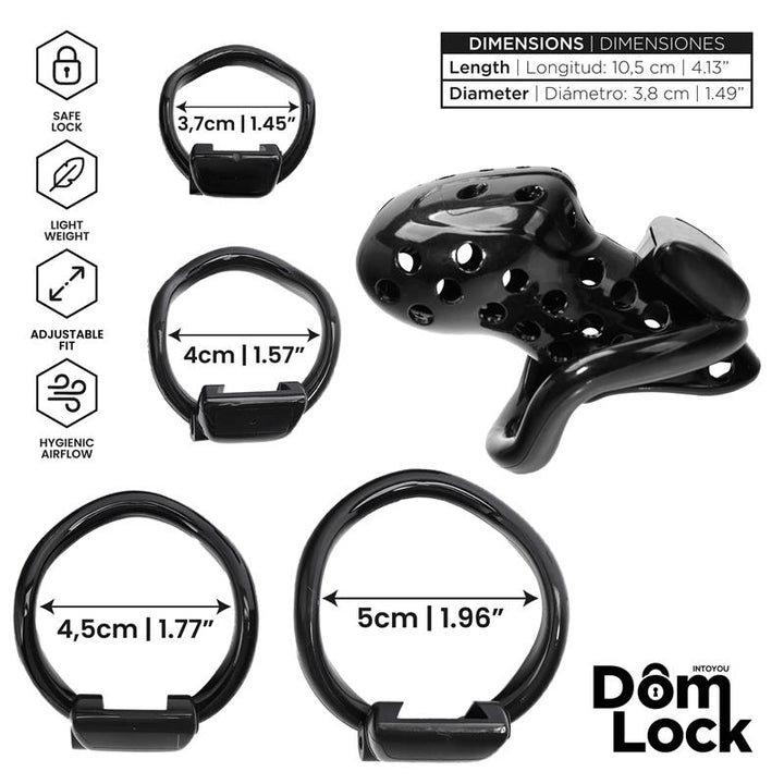 Convict Chastity Cage with Internal Lock