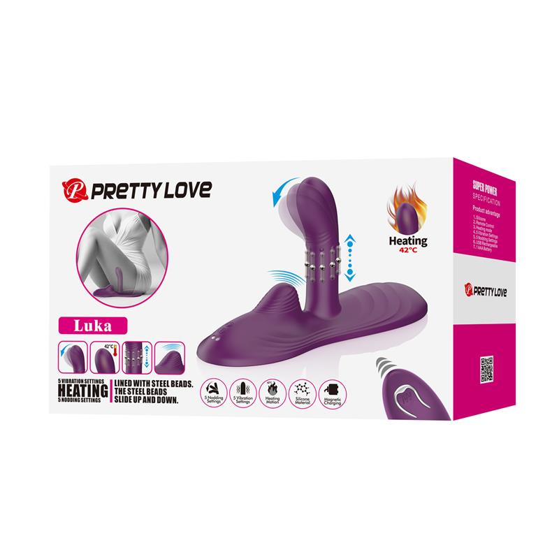 Luka Seat with Vibrator Finger Heat Effect and Rotating Beads