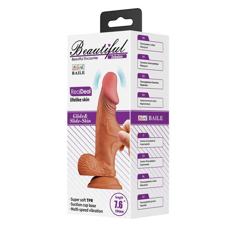 Zebulon Relistic Vibrating Dildo 76