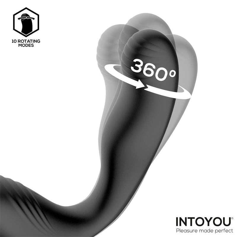 Bruce Prostate Massager 360º with Double Cockring with Vibration