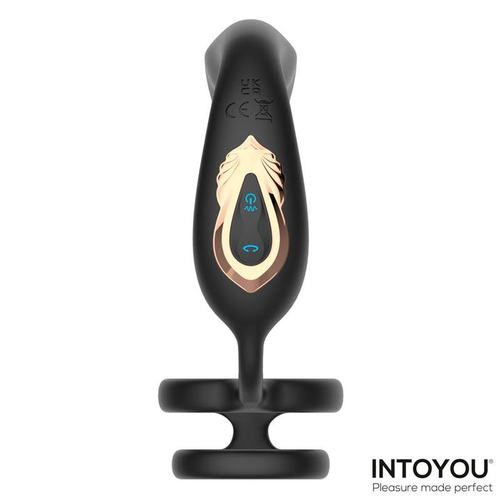 Bruce Prostate Massager 360º with Double Cockring with Vibration