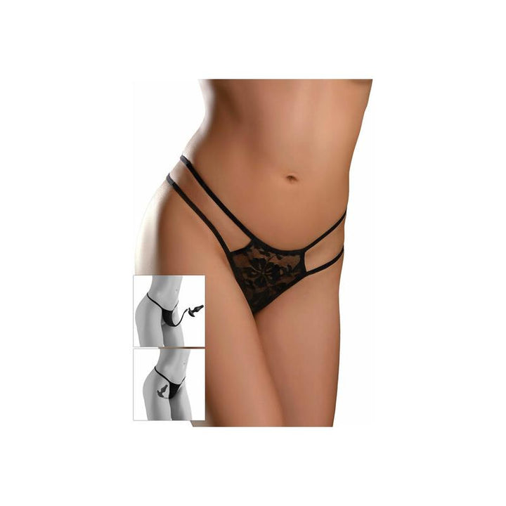 Panty with Butt Plug One Size S L