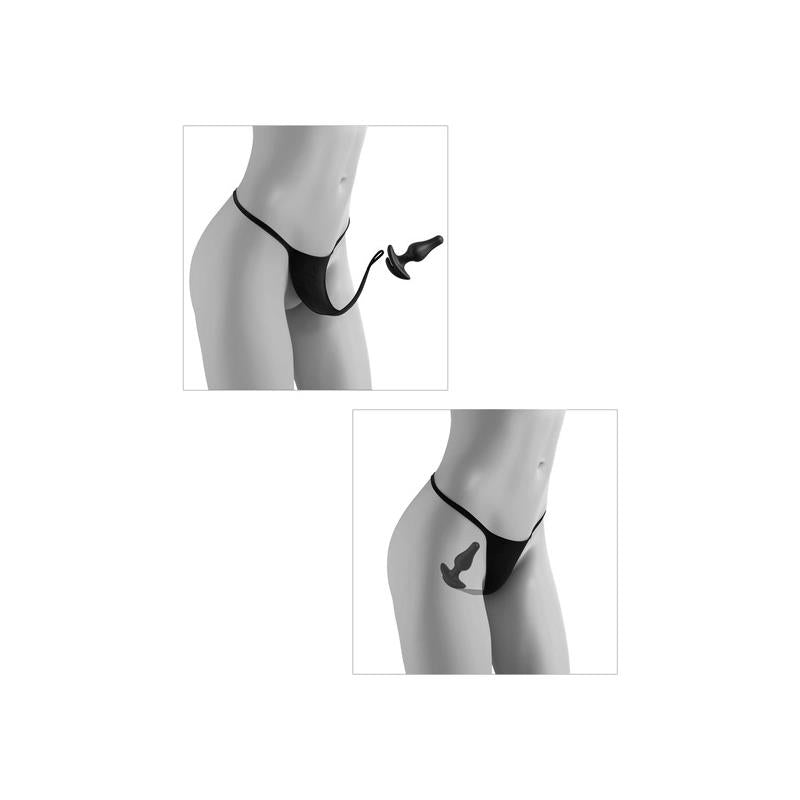 Panty with Butt Plug One Size S L