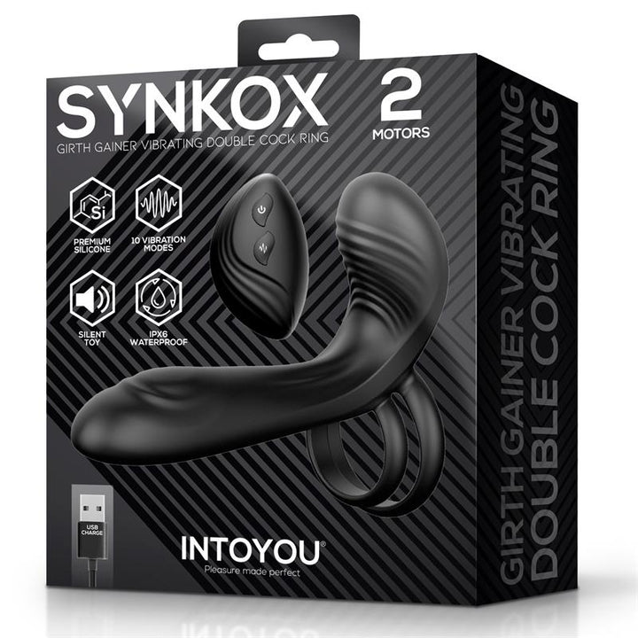 Synkox Girth Gainer Vibrating Double Cockring