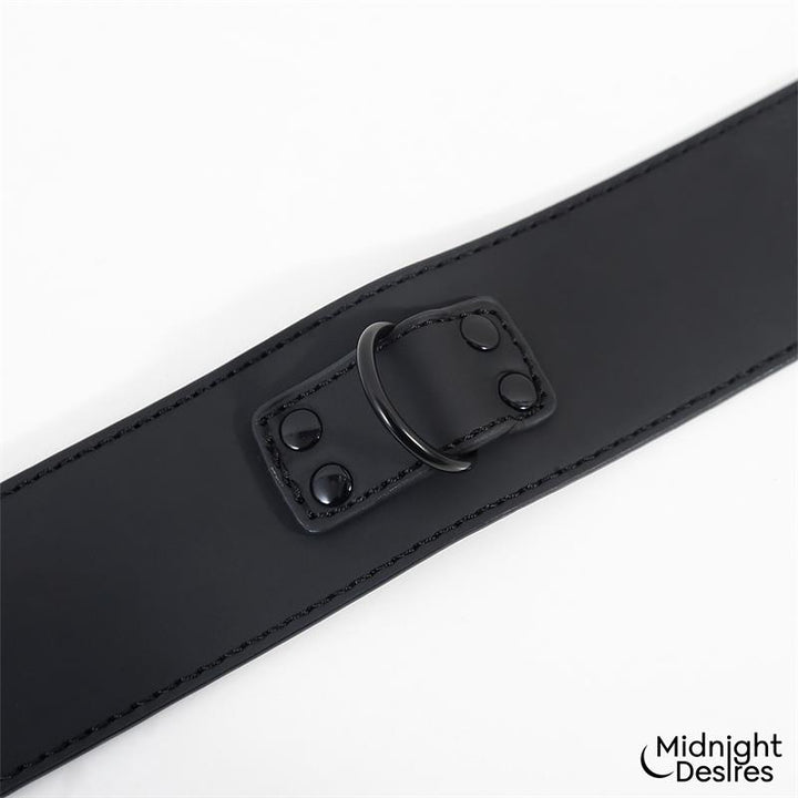 Restraint Set with Collar with Leash and Cuffs