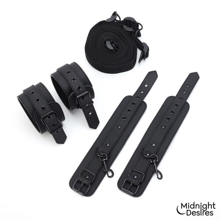 Under Mattress Set with Wrist Ankle Cuffs Cl24
